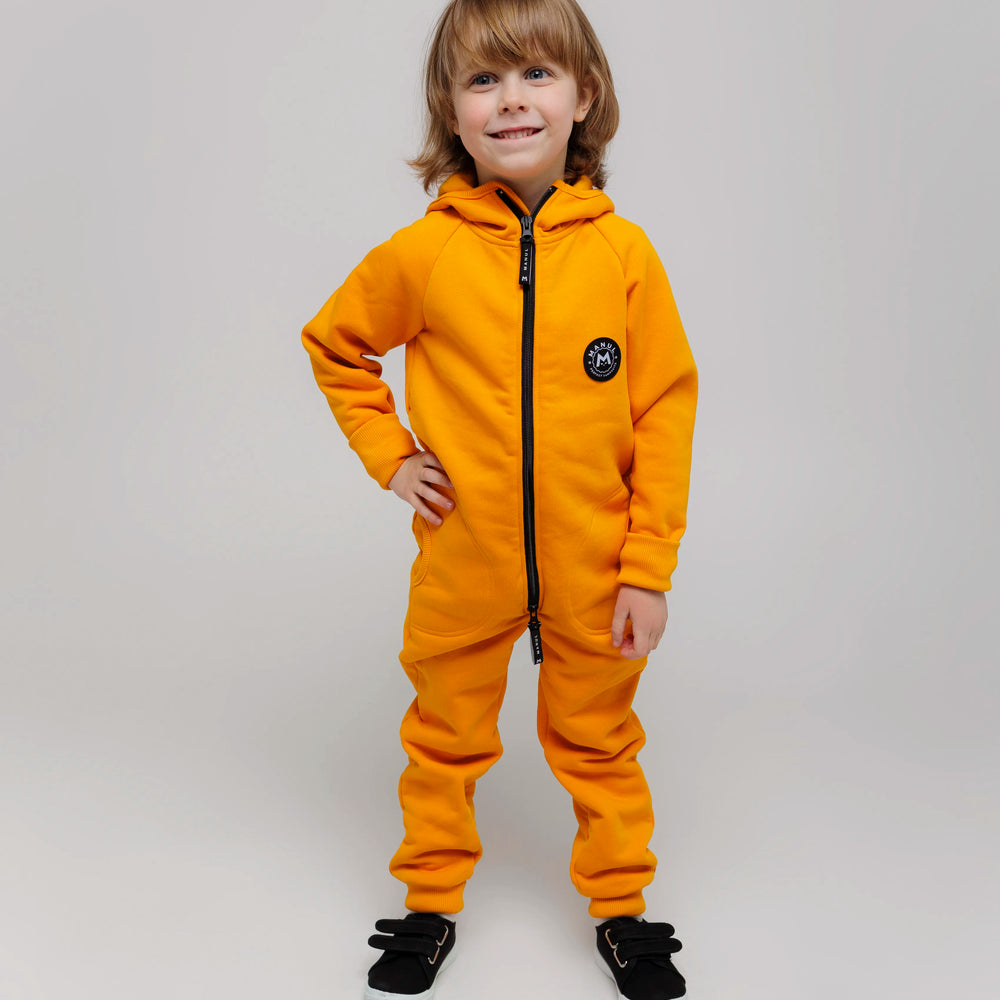 Cheddar by MANUL® – Basic BackZip Brushed Cotton Jumpsuit