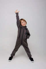 Steel by MANUL® – Smart BackZip Brushed Cotton Jumpsuit