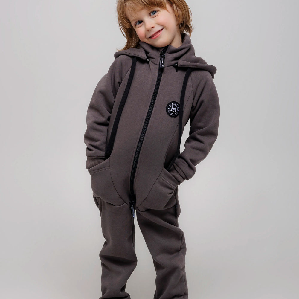 Steel by MANUL® – Smart BackZip Brushed Cotton Jumpsuit