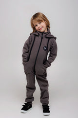 Steel by MANUL® – Smart BackZip Brushed Cotton Jumpsuit