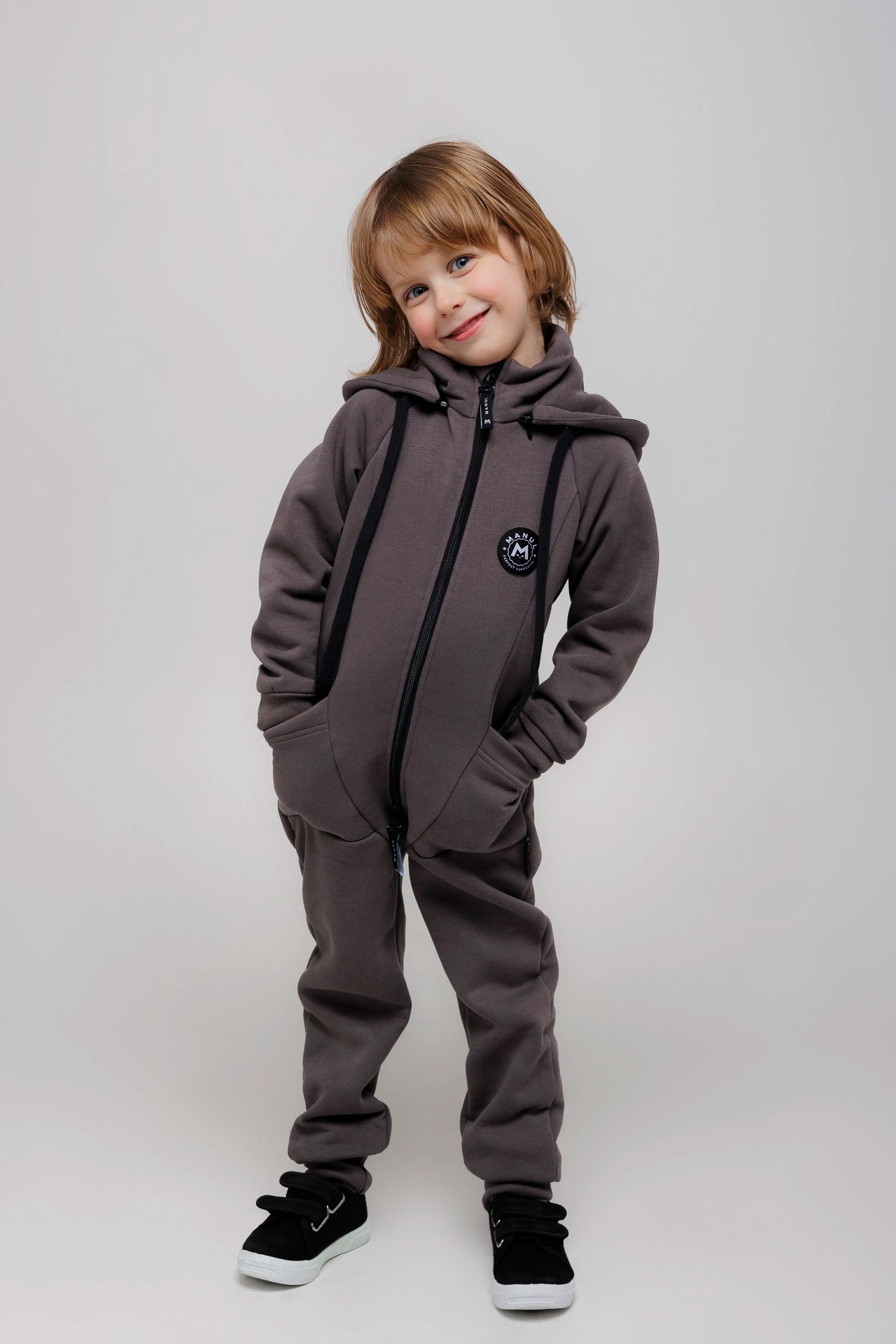 Steel by MANUL® – Smart BackZip Brushed Cotton Jumpsuit