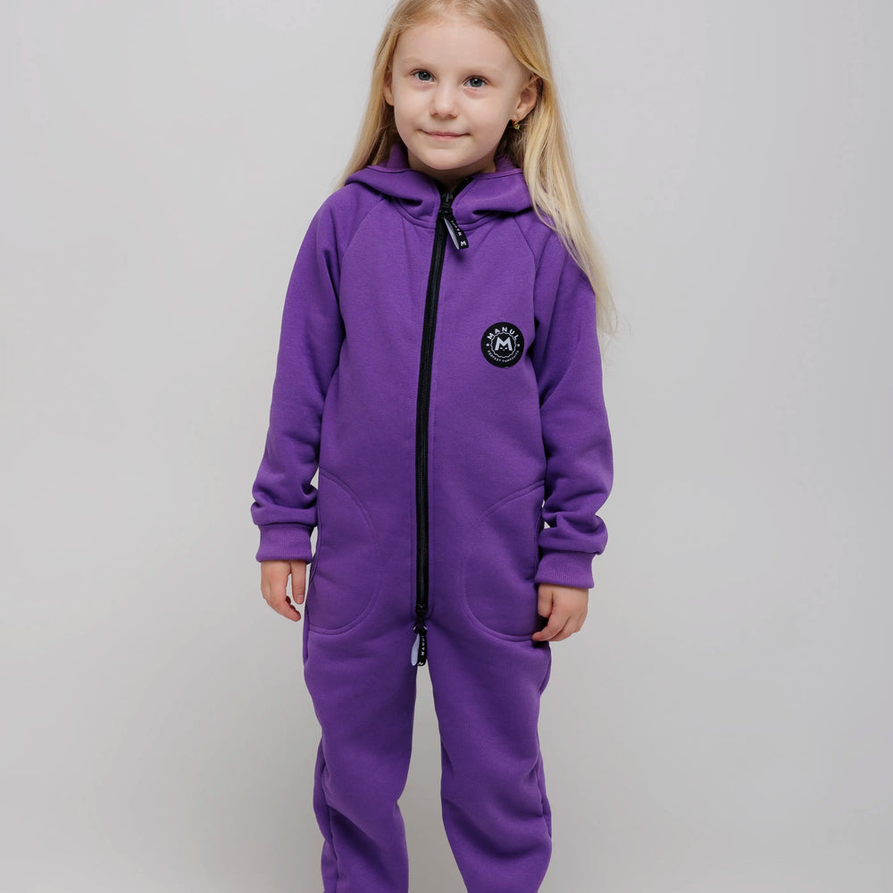 Grappe by MANUL® – Basic BackZip Brushed Cotton Jumpsuit