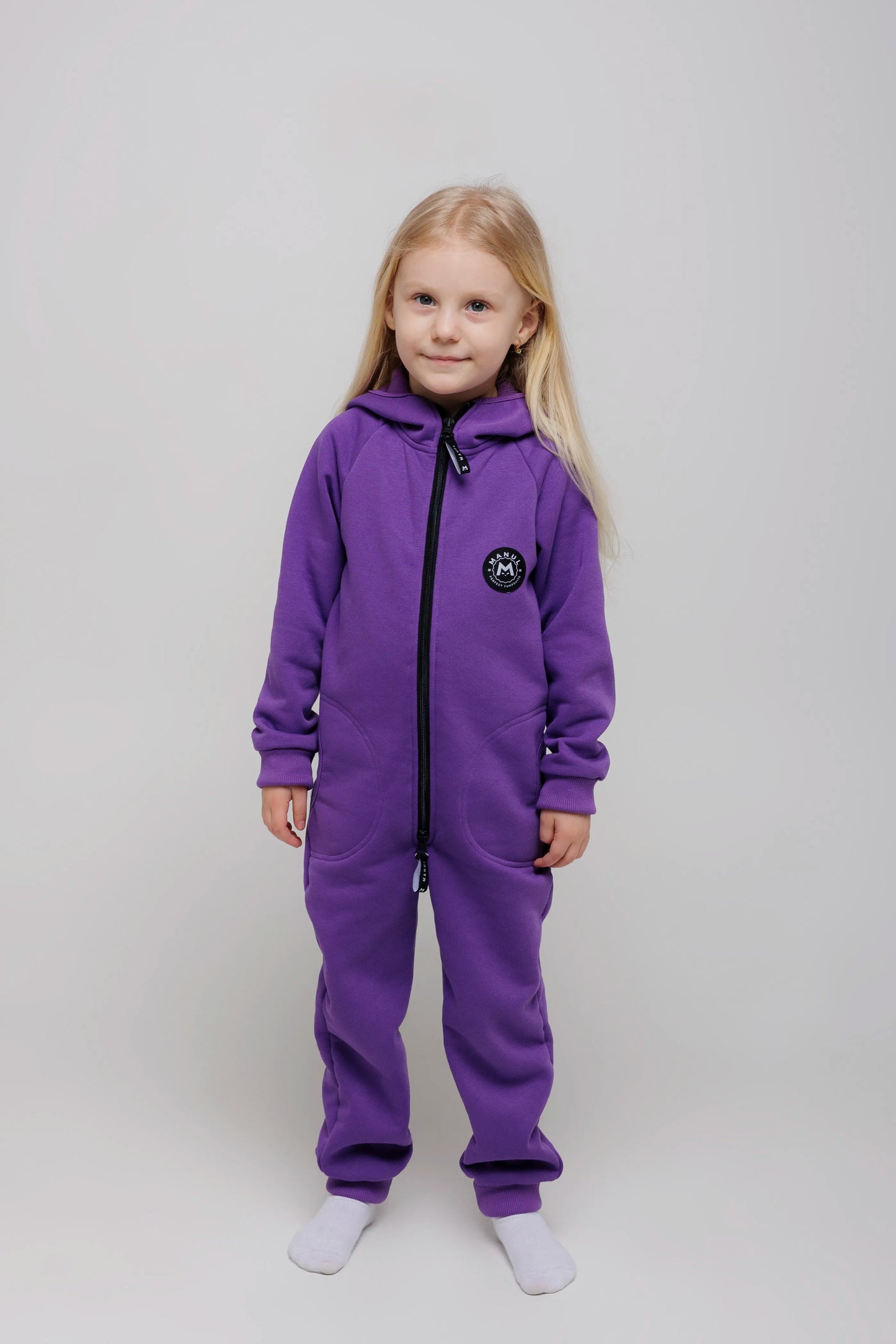 Grappe by MANUL® – Basic BackZip Brushed Cotton Jumpsuit
