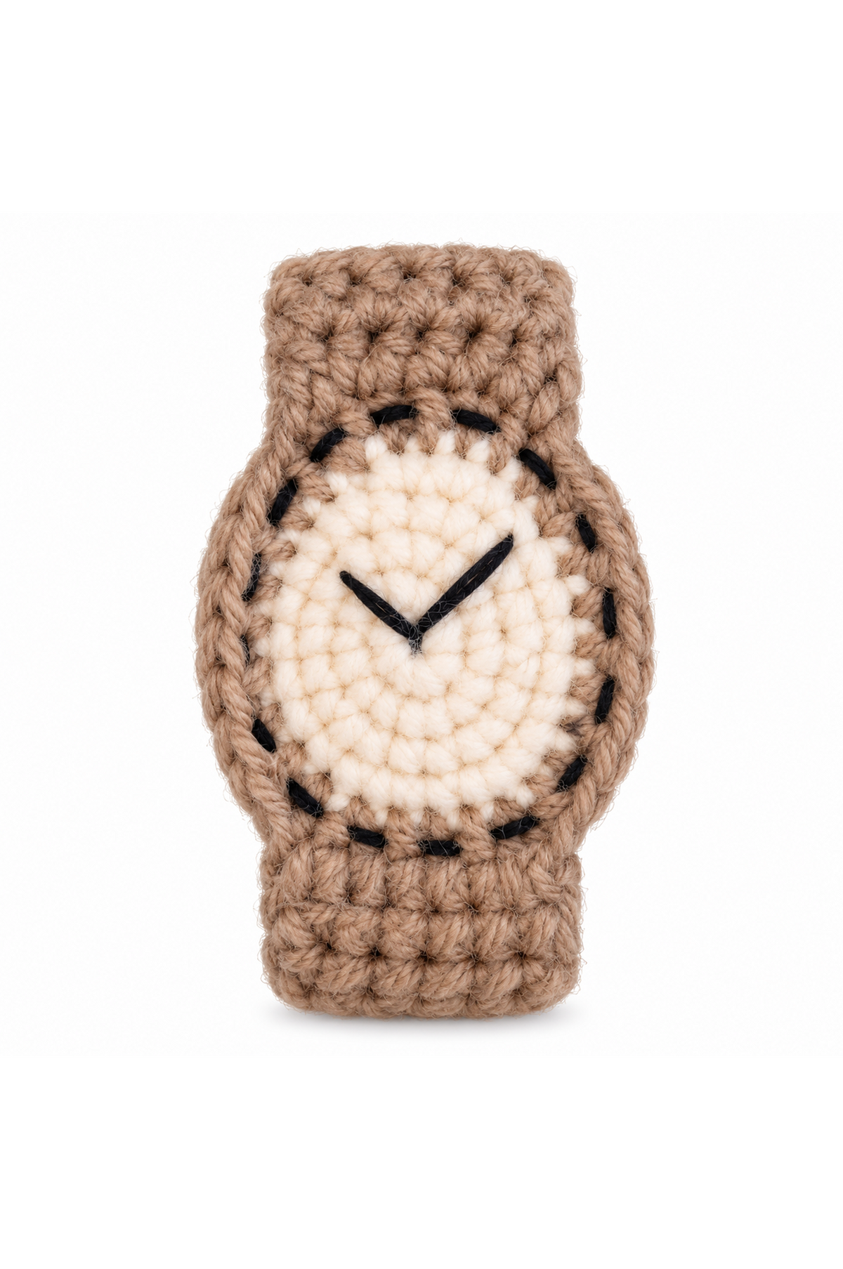 Handgestrickte Uhr — Morgennebel