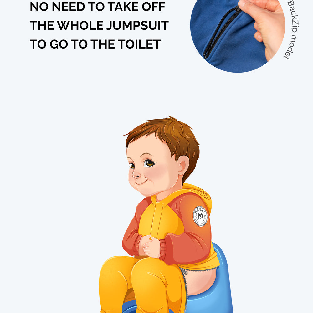 
                      
                        Brownie by MANUL® - Basic BackZip Brushed Cotton Jumpsuit
                      
                    